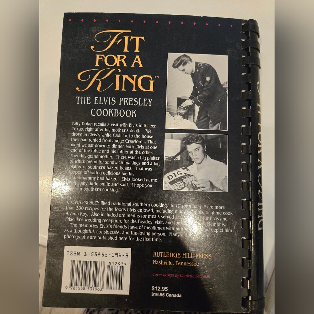 Fit for a King: The Elvis Presley Cookbook - Picture 2 of 2